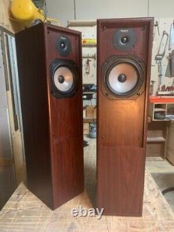 Rogers GS5 Floorstanding Speakers. New Rubber Surrounds. Upgraded Crossovers