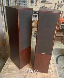 Rogers GS5 Floorstanding Speakers. New Rubber Surrounds. Upgraded Crossovers