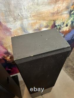 Royd Minstrel Speakers Pair Small Floor Standing Grey/black Working read D