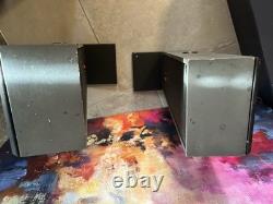 Royd Minstrel Speakers Pair Small Floor Standing Grey/black Working read D
