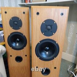 Ruark Accoustics Talisman II Floor Standing Natural Oak Speakers
