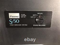 SANSUI S-50 SINGLE SPEAKER 12inch DRIVEER 100 WATTS