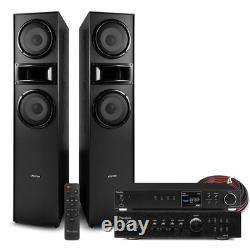 SHF700B Floor Standing Tower Speaker System with DAB+ Internet Radio & Amplifier