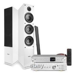 SHF80W Tower HiFi Speaker System with DAB+ Internet Radio and AD200A Amplifier