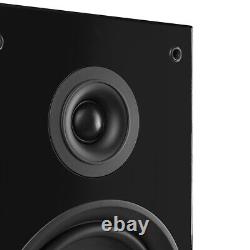 SHF80 Floorstanding Hi-Fi Speakers for Home Stereo Sound System 3-Way 6.5 Black