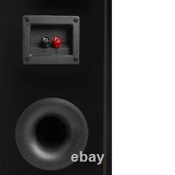 SHF80 Floorstanding Hi-Fi Speakers for Home Stereo Sound System 3-Way 6.5 Black