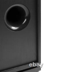 SHF80 Floorstanding Hi-Fi Speakers for Home Stereo Sound System 3-Way 6.5 Black