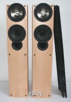 SMART PAIR OF KEF IQ5 FLOOR STANDING SPEAKERS in V. G. C