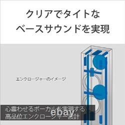 SONY Speaker System 3 way 1 unit SS-CS3 Floor Standing Woofer Black 145 Watts