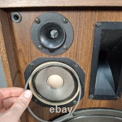 Sansui SP-5500X Floor Speakers 4-Way 5-Speaker System 1970s Japan VTG 15 Sub