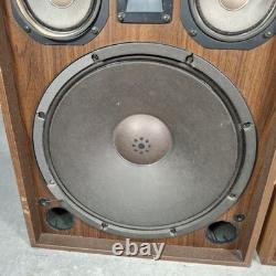 Sansui SP-5500X Floor Speakers 4-Way 5-Speaker System 1970s Japan VTG 15 Sub