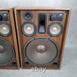 Sansui SP-5500X Floor Speakers 4-Way 5-Speaker System 1970s Japan VTG 15 Sub
