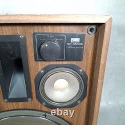 Sansui SP-5500X Floor Speakers 4-Way 5-Speaker System 1970s Japan VTG 15 Sub