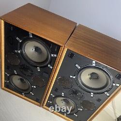 Solarvox TK50 Dome Speakers Vintage Wood Cabinet 120w 8ohm Floor Standing Hifi