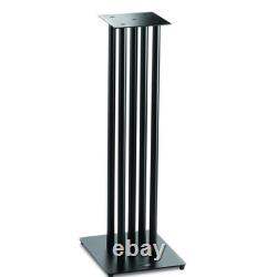 Solidsteel NS-7 Speaker Stands Pair Black Floorstanding Support Bookshelf