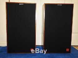 Sony APM-55 W Floor Standing Hi-Fi Tower Home Audiophile Speakers