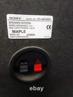 Sony Floor Standing Speakers Model Ss-mf400h Rare