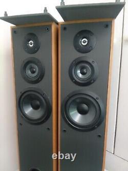 Sony Floor Standing Tower Cabinet Speakers Model Ssmf400h Rare Vinted Audio 150w