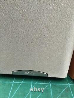 Sony Floorstanding Speakers Maple Finish MODEL NO. SS-MF450H 8 OHM 150W