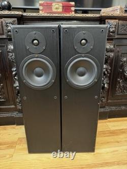 Sony SS-176 Floorstanding Stereo Speakers 90W HiFi Retro Black Tested & Working