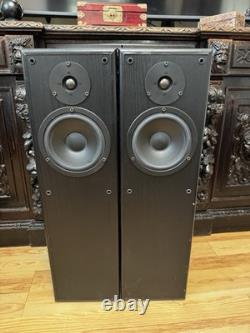 Sony SS-176 Floorstanding Stereo Speakers 90W HiFi Retro Black Tested & Working