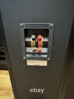 Sony SS-176 Floorstanding Stereo Speakers 90W HiFi Retro Black Tested & Working
