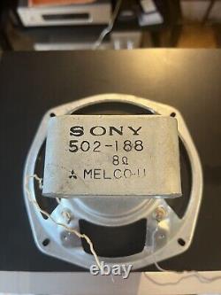 Sony SS-2800 1965 50/8 ohms speakers Diatone 610 mids