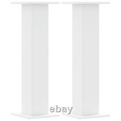 Speaker Stands Living Room Speaker Floor Stand 2 pcs Engineered Wood vidaXL