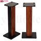 Speaker Stands Wood Floor 28in Floor Surround Sound for Home Theater-1 Pair UK