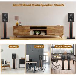 Speaker Stands Wood Floor 28in Floor Surround Sound for Home Theater-1 Pair UK