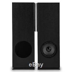 Speakers Floor Standing Hi-Fi Home Stereo Box Pair 2x 140W RMS Tower Black 280W