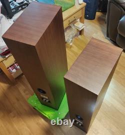 Spendor A4 Floorstanding Speakers Pair 2.0 Wired Banana Jack Bass Reflex Brown