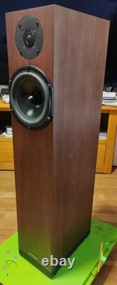 Spendor A4 Floorstanding Speakers Pair 2.0 Wired Banana Jack Bass Reflex Brown