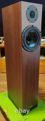 Spendor A4 Floorstanding Speakers Pair 2.0 Wired Banana Jack Bass Reflex Brown