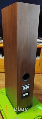 Spendor A4 Floorstanding Speakers Pair 2.0 Wired Banana Jack Bass Reflex Brown