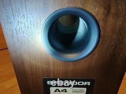Spendor A4 Floorstanding Speakers Pair 2.0 Wired Banana Jack Bass Reflex Brown