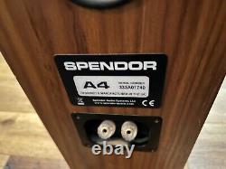 Spendor A4 Floorstanding Speakers Walnut, outstanding condition, with box