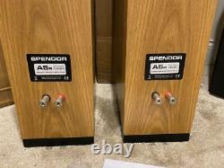 Spendor A5R Compact Floorstanding speakers in Oak Superb Sound BOXED
