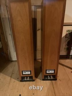 Spendor A5 Redwood Floor Standing Speakers Good Condition