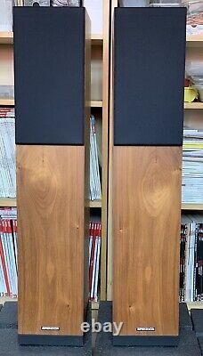 Spendor A7 Floorstanding Speakers. Excellent Condition. Walnut Veneer. Boxed