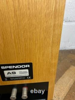 Spendor A9 Floorstanding Speakers Light Oak Preowned