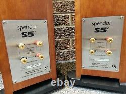 Spendor S5e Cherry Floor Standing Speakers Fully Boxed