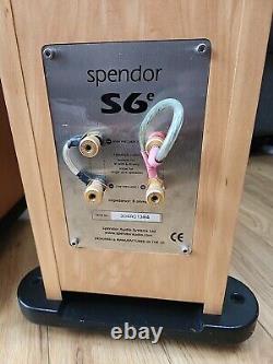 Spendor S6e Floorstanding Speakers Maple