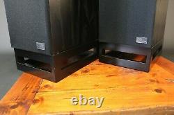 TDL Studio 1 Speakers Floorstanding Audiophile Hi Fi Transmission Line + Stands