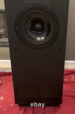 TDL Studio 3 Transmission Line Floor Standing Speakers with original stands
