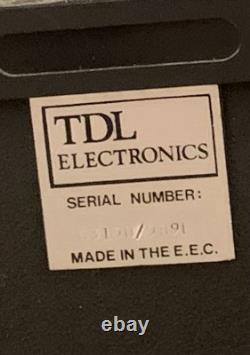 TDL Studio 3 Transmission Line Floor Standing Speakers with original stands