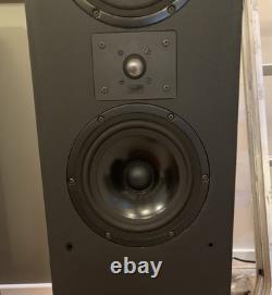 TDL Studio 3 Transmission Line Floor Standing Speakers with original stands