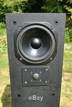 TDL Studio Monitor 1 Transmission Line Floor Standing Speakers Teak