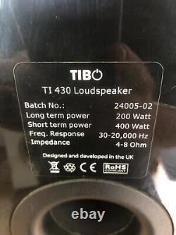 TIBO TI 430 Loud Speakers Tall Freestanding Floor Speakers 4-8 Ohms 400w