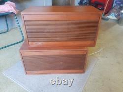 Tandberg Vintage Retro Speakers Mid-Century Floor Standing Made In Norway